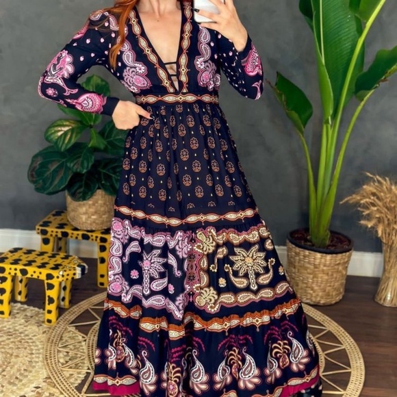 FARM Rio Dresses & Skirts - ✨ Farm Rio Long Dress (Size L) ✨